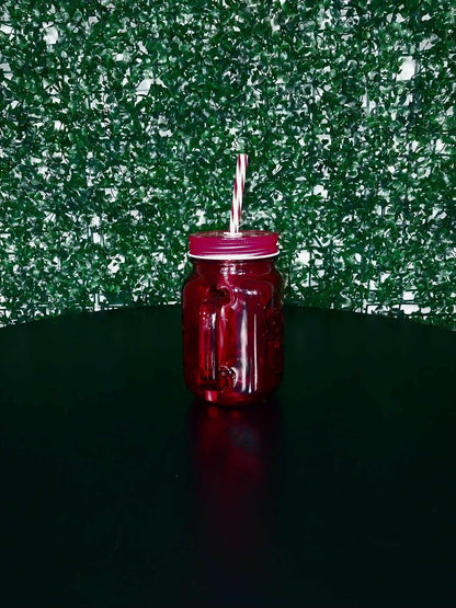 Red Straw Jar