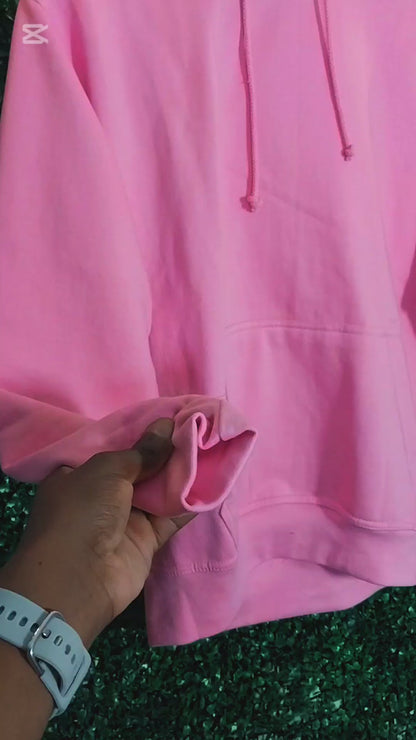 Plain Pink Hoddie