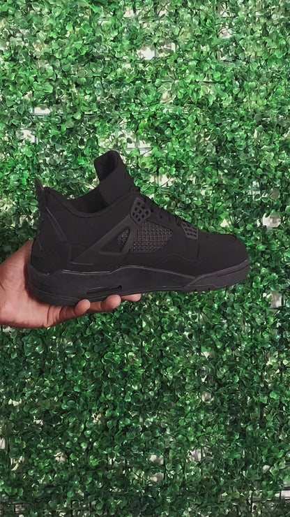 All Black Jordan 4