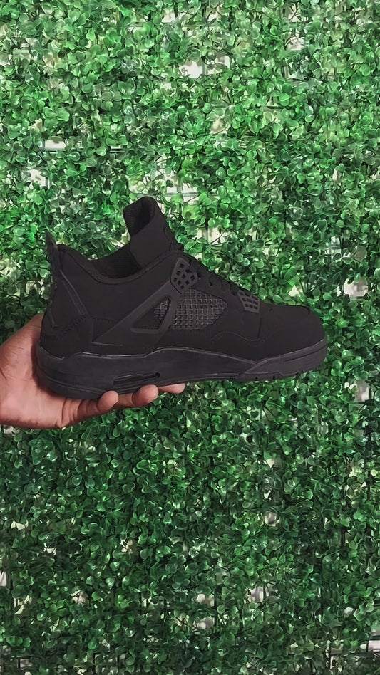 All Black Jordan 4